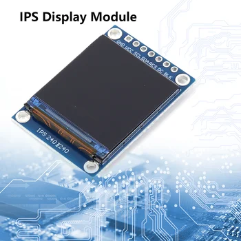 1,3-инчов LCD дисплей с интерфейса SPI, цветен LCD дисплей с модула 3,3 240x240 Пиксела, 7-контактни електронни компоненти