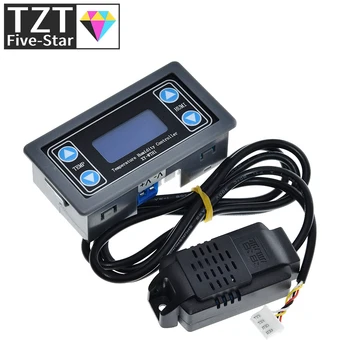 10A Термостат Цифров Регулатор за температура И влажност Dc 6-30 Терморегулятор Термопара LCD дисплей SHT20 Сензор метър