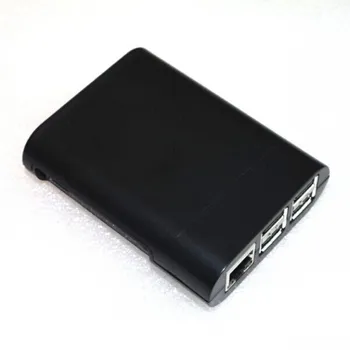 1бр Raspberry Pi 3 3Б 3Б + Черен калъф във формата на миди Корпус на Скоростна кутия ABS