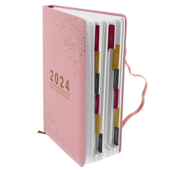 2024, Дневник-планер, бележник, Записная е книга за студенти, годишен Преносим Ежедневно