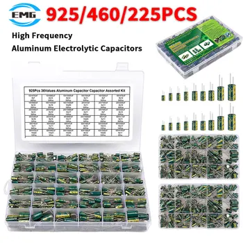 225/460/925 бр., комплект алуминиеви электролитических кондензатори, нисък импеданс, високите пулсации на тока за телевизор