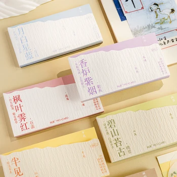 6 бр./лот, китайската традиционна цветна серия, материал хартия