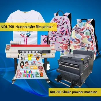 NDL Популярна CE Евтина Цифрова Печатна машина за тениски Dtf A3 30см i3200 Принтер на дрехи за продажба на топлинна печка