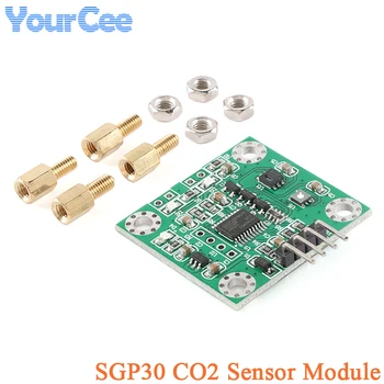 SGP30 Сензор за въглероден двуокис TVOC eCO2 Модул за измерване на температура и влажност на въздуха и емисии на CO2 Цифрова откриване
