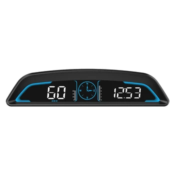Авто HUD дисплей G3, автомобилен дисплей Heads Up, Универсален автомобилен GPS-измерване на скоростта, компас