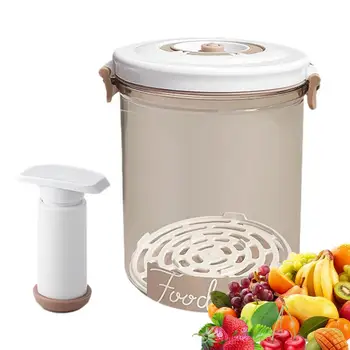 Вакуум контейнери за съхранение на хранителни продукти, непромокаемая кутия за съхранение, водоустойчив, Множество, безопасна за микровълнова фурна, Шкаф за зеленчуци и плодове
