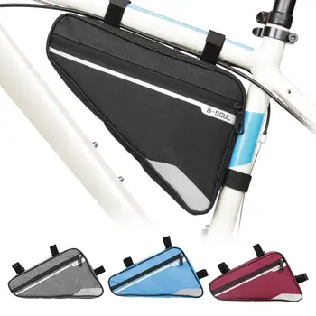 Велосипедна чанта с трехточечной фиксиране, комплект за конна езда, Чанта за съхранение на Велосипеди, Аксесоари за езда, Триъгълни набор от инструменти, Велосипедна чанта