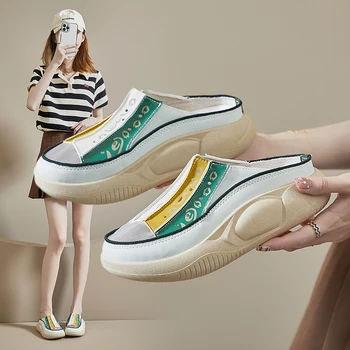 Годишно модно шоу 2023 г., висококачествени сандали, Чехли за жени обувки