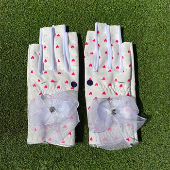 Дамски Ръкавици за голф с Отворен Пръст, Дишащи против хлъзгане, Трайни За лява и Дясна Ръка, Професионални Ръкавици за Голф, Спортни Ръкавици на открито