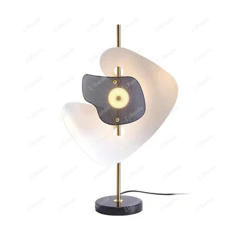 Италианска креативна настолна лампа, индивидуалност, постмодернистский мрамор, просто дизайнерска лампа, Луксозен хол, спалня, художествена настолна лампа
