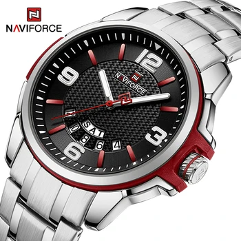 Модерни мъжки ръчни часовници Wild NAVIFORCE, кварцов Военни спортни Водоустойчиви Мъжки часовници, Бизнес и Ежедневни часовници Relogio Masculino