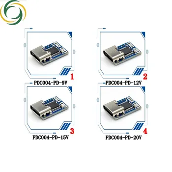 Модул за стръв PD Type-C PD23.0, за да се свържете предизвика постоянен ток към удлинительному кабел QC4 зарядно устройство за 9V 12V 15V 20V PDC004-PD