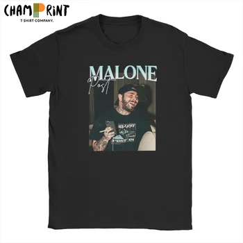 Мъжки тениски Post Malone Twelve Carat, ежедневни тениска с кръгло деколте и къс ръкав, памучен летни дрехи