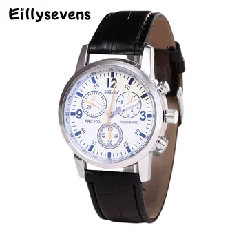 Мъжки часовник Bucket Blue-Ray Glass Watch с неутрален кварц Имитират ръчни часовници за мъже Relogio Masculino Часовници Мъжки Ръчен