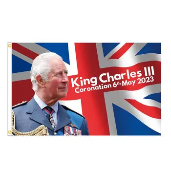 Нов Флаг Празник на Възнесението на Трона на крал Карл III, Флаг Престолонаследия, Флаг Union Jack, Британското украса