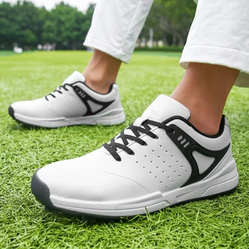 Нови Обувки за голф, Мъжки Професионални футболни Обувки За голф, устойчива на плъзгане Обувки, Обувки за ходене, Голям е Размерът на 39-48