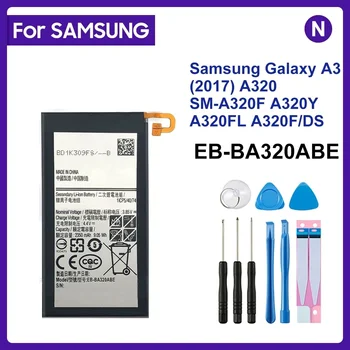 Оригинална батерия SAMSUNG EB-BA320ABE 2350mAh за Samsung Galaxy A3 (2017) A320 SM-A320F A320Y A320FL A320F/DS A320Y/DS