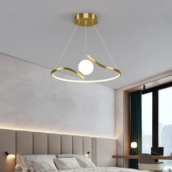 Полилей за трапезария модерна минималистичная led полилей Nordic 2023 new light луксозна атмосфера за трапезария, спални