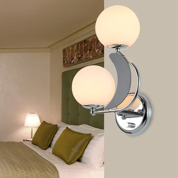 стенен лампа ретро ретро кавайный интериор на стаята елегантен легло селски стенни лампи за помещения led монтиран на стената лампа с ключ за стъклени стенни аплици