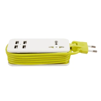 Удлинительная Електрически Контакт Преносими портове за зареждане на USB Пътна Домакински Електрически Контакт Power Strip Електрически Контакти Smart Charg
