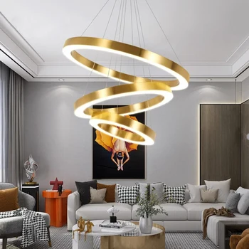 Художествена led полилей, Висящ лампа Модерен за хранене окачен таван вътрешно осветление Лампи за декор на стаята эстетичные кухненски аксесоари