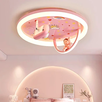 Nordic home decoration salon розово декор за спалня умни led крушки за стаите в Тавана лампа, с регулируема яркост lamparas вътрешно осветление