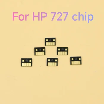 За HP 727 Чип касета Нова Актуализация на HP 727 Чип За HP DesignJet T920 T930 T1500 T1530 T2500 T2530 Принтер (PBK C M Y GY MBK)